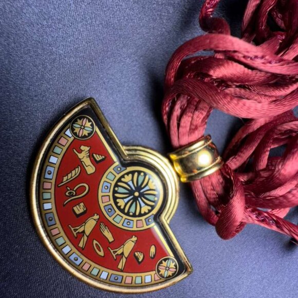 Vintage FREYWILLE Egypt Set (Bracelet + Ring + Pendant on Silk Cord) - Picture 10 of 14